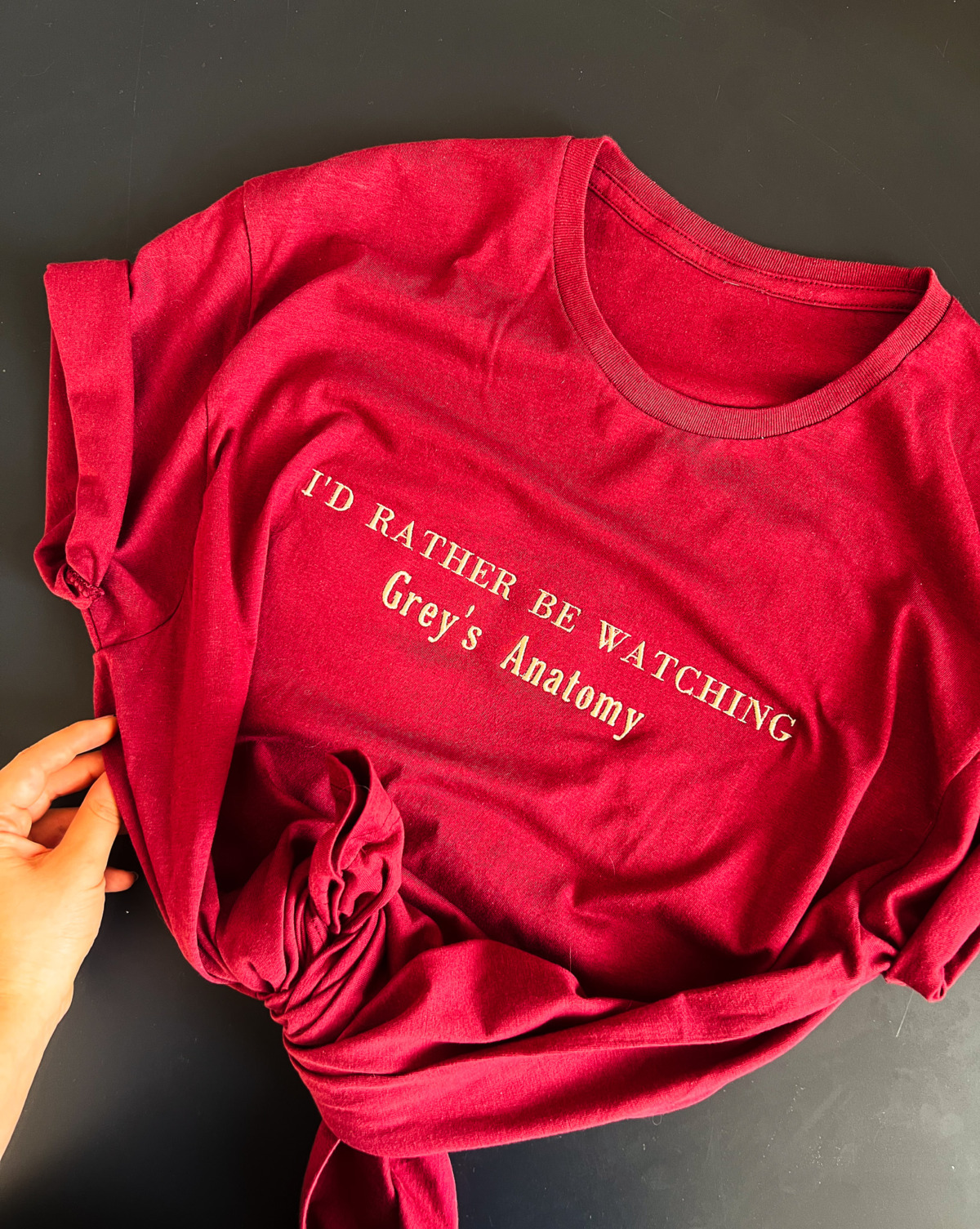 TSHIRT - I'D RATHER BE - obrazek 6