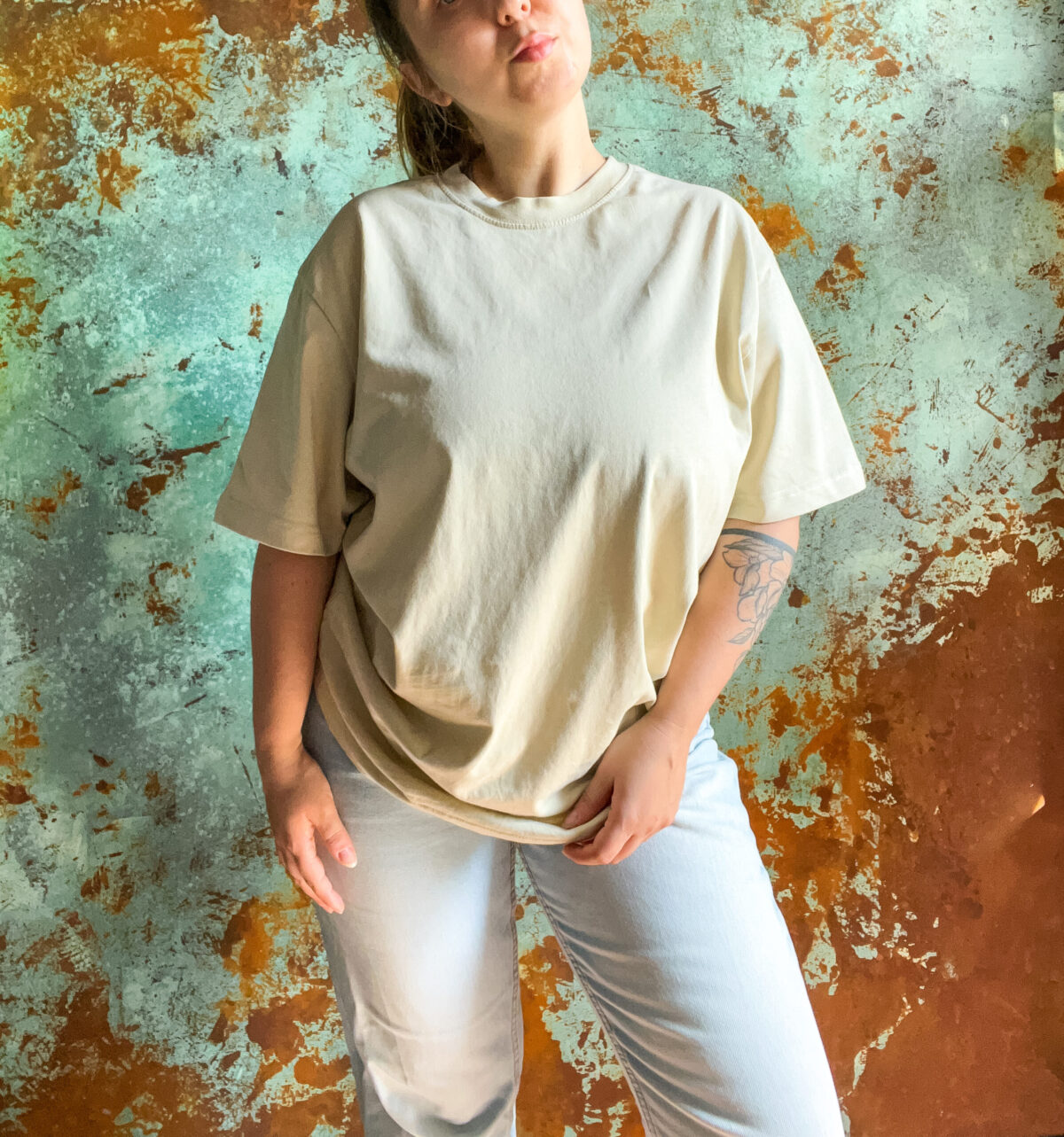 TSHIRT OVERSIZE - TWÓJ NAPIS - obrazek 4