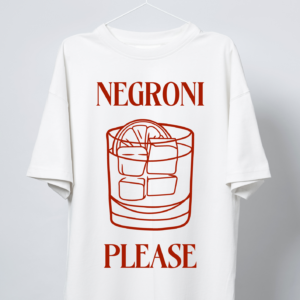 TSHIRT OVERSIZE - NEGRONI PLEASE