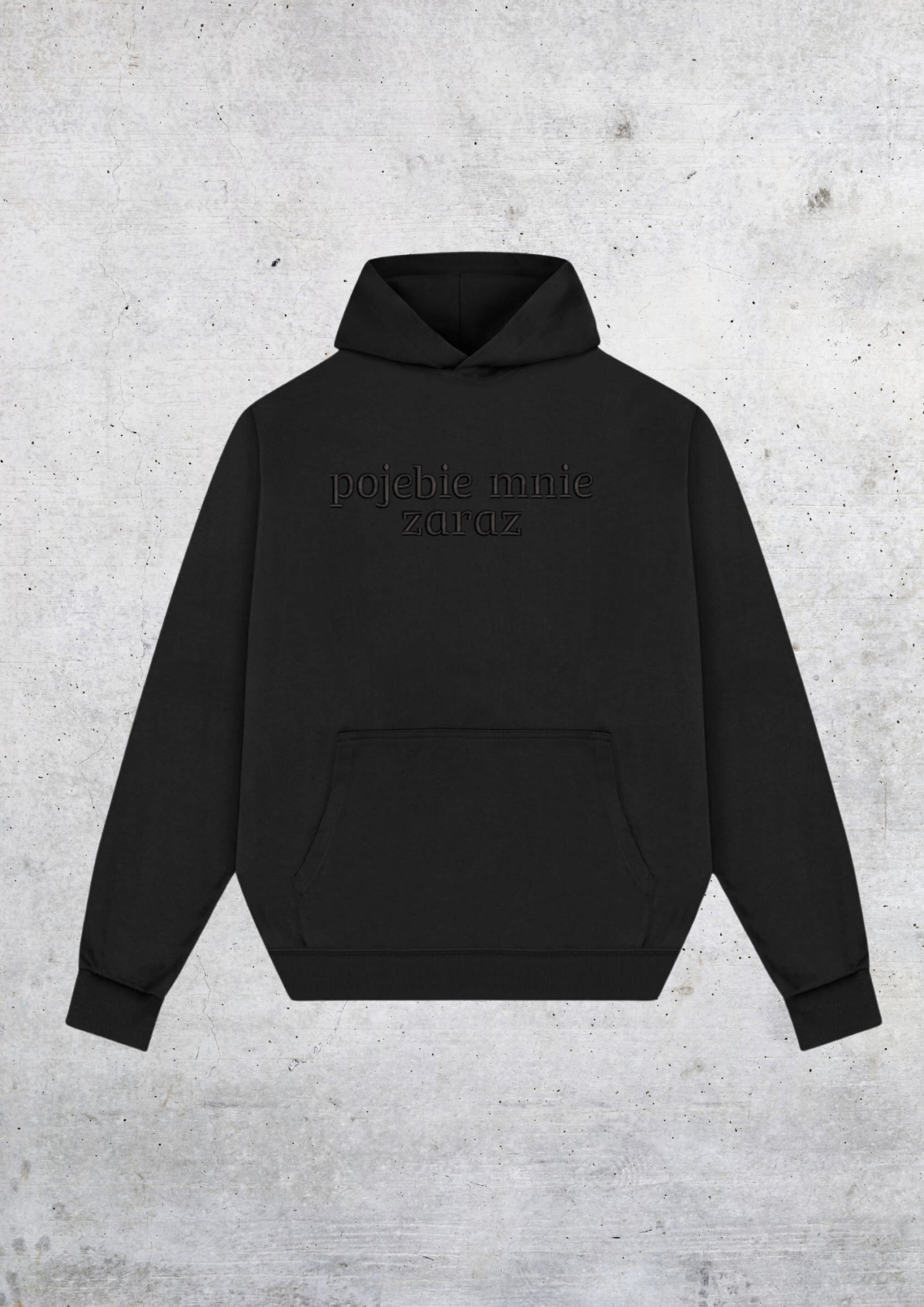 HOODIE OVERSIZE - POJEBIE MNIE ZARAZ - obrazek 2