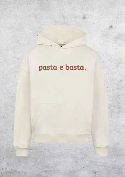 HOODIE OVERSIZE - PASTA E BASTA