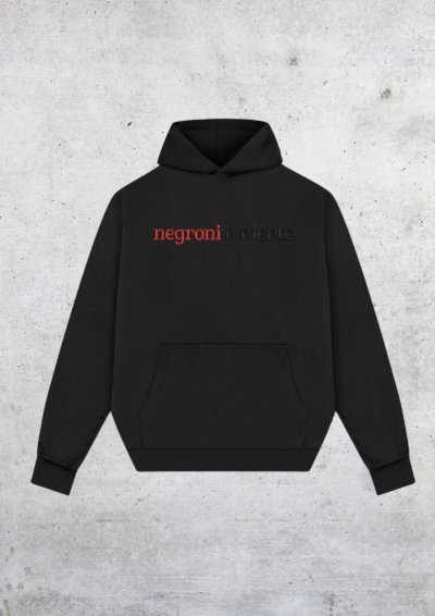 HOODIE OVERSIZE - NEGRONI O NIENTE