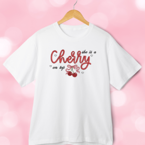 TSHIRT OVERSIZE - CHERRY ON TOP