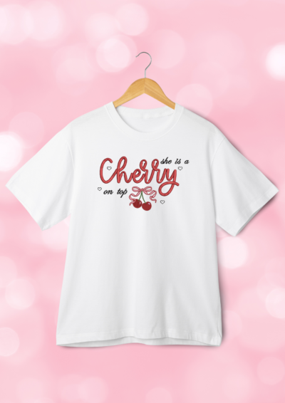 TSHIRT OVERSIZE - CHERRY ON TOP