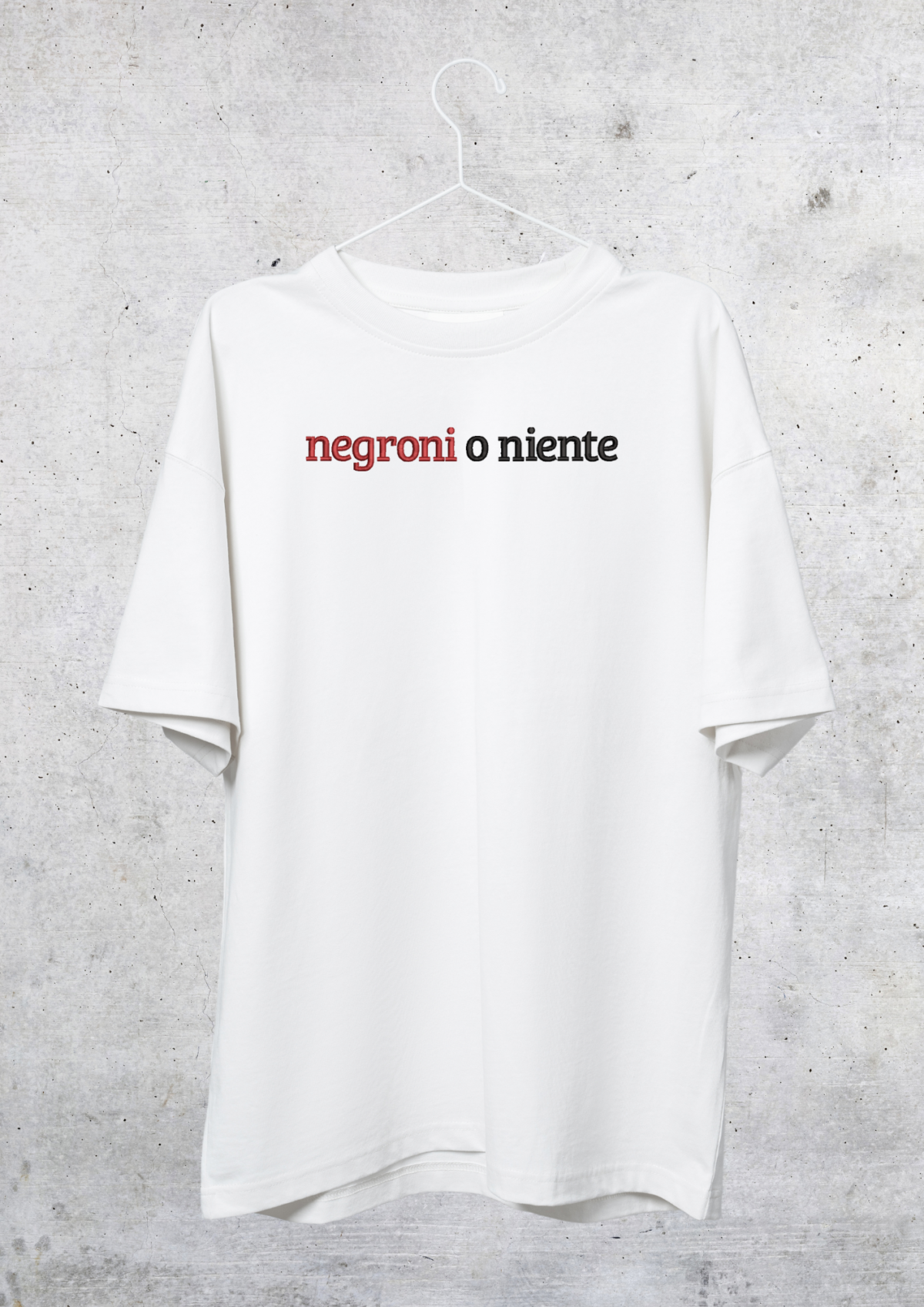 TSHIRT OVERSIZE - NEGRONI O NIENTE