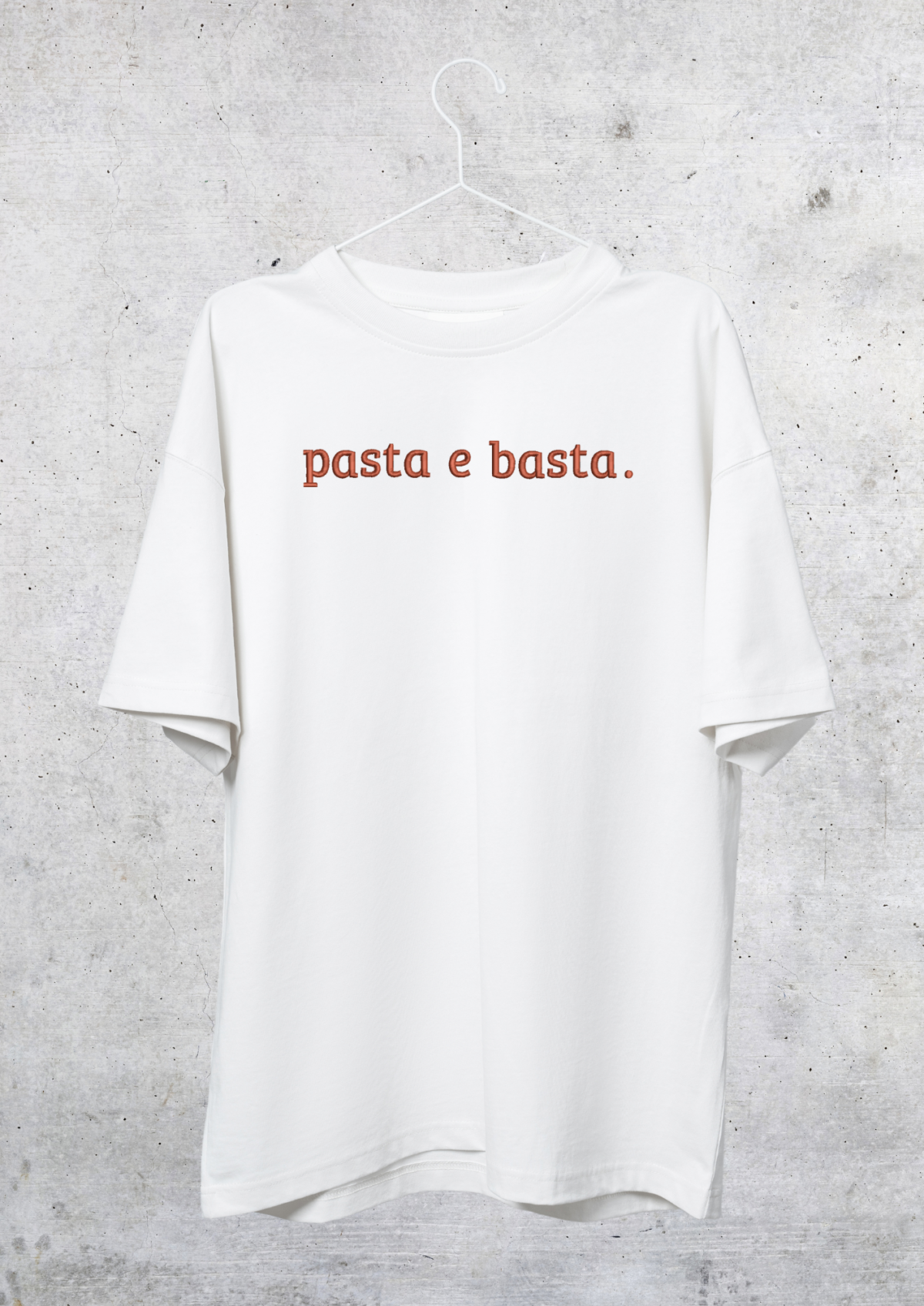TSHIRT OVERSIZE - PASTA E BASTA