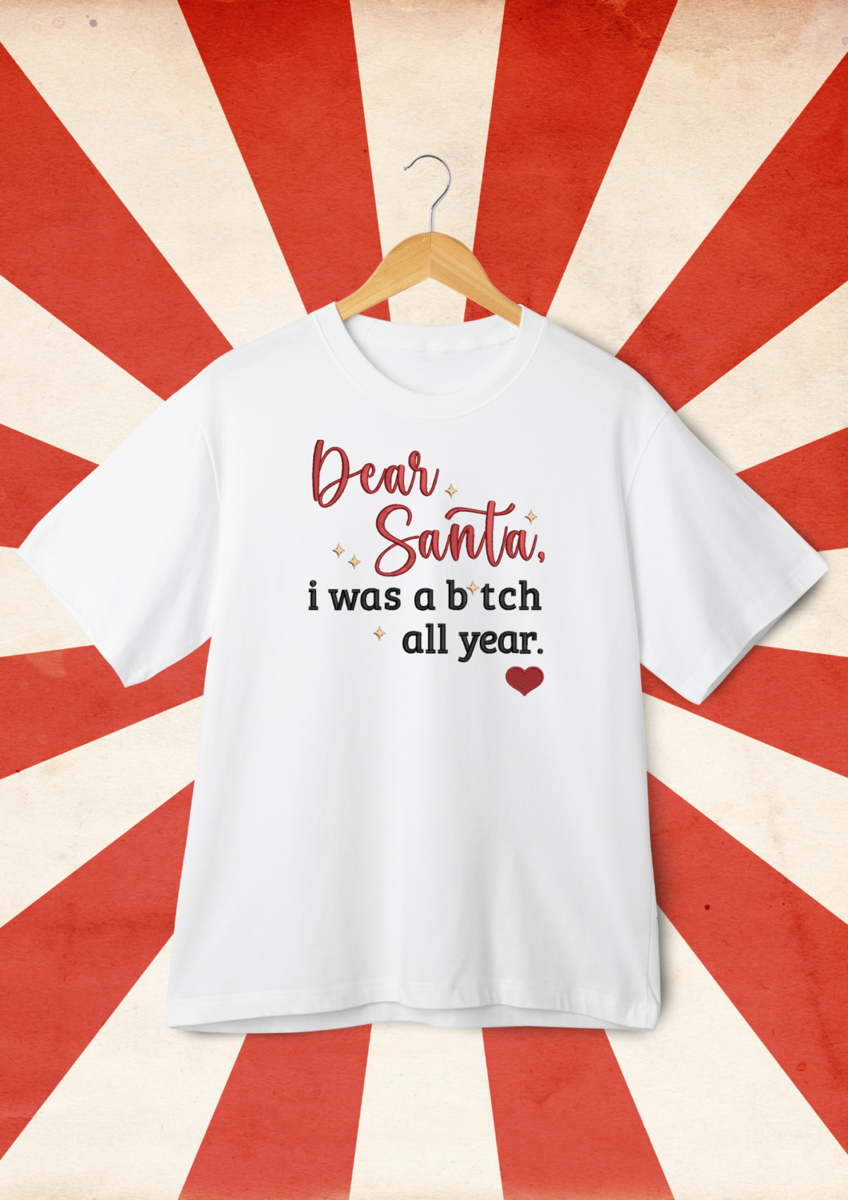 TSHIRT OVERSIZE - DEAR SANTA...