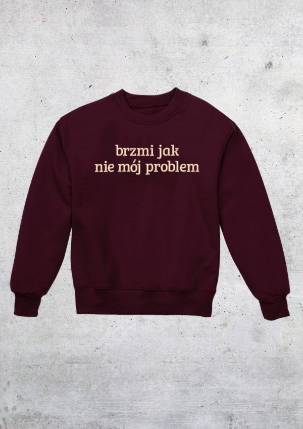 CREWNECK - BRZMI JAK NIE MÓJ PROBLEM